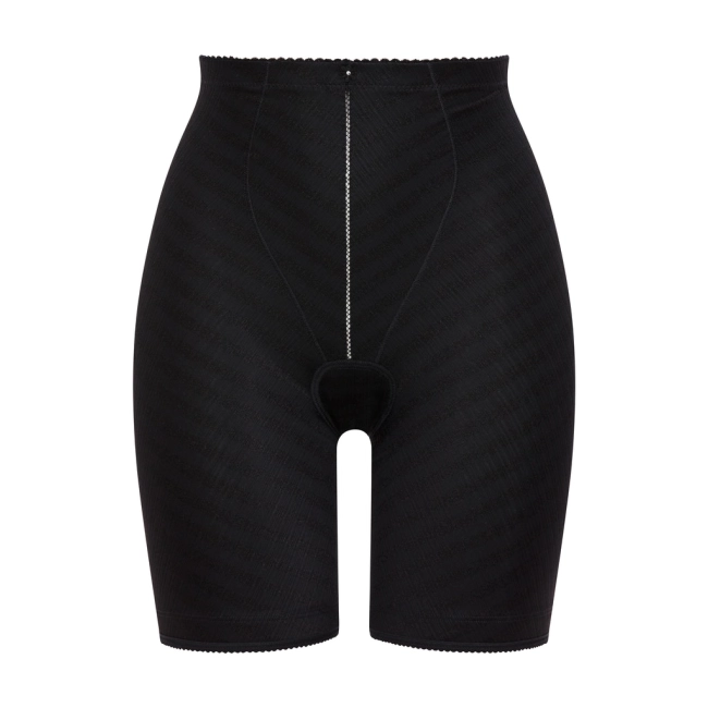 Felina 8276 High Waist Slimming Shorts WEFTLOC Black front